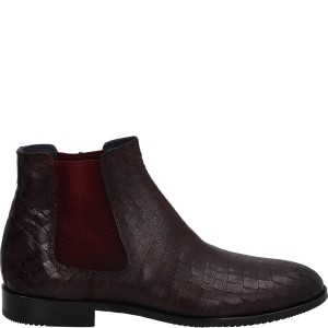 Sztyblety Męskie Venezia BJ3001Y Bordowe