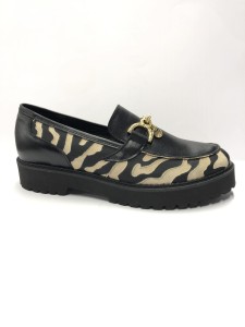 Mokasyny Karino 3532/003-p Czarne/beż