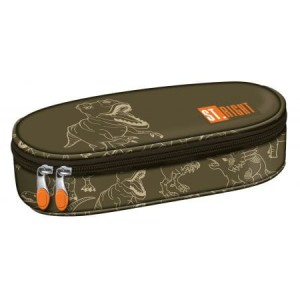 Piórnik saszetka usztywniona z wewnętrzną klapką PC1 T-Rex Junior