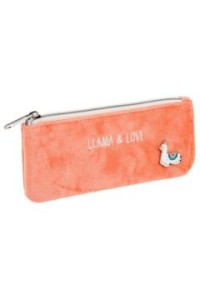 Piórnik saszetka pluszowa Lama