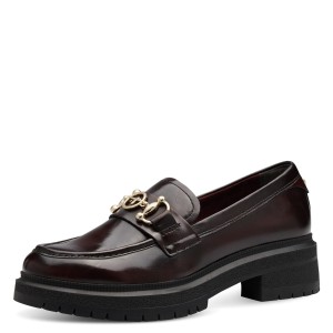 Mokasyny Tamaris 1-24708-41 549 Bordowe