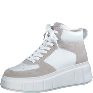 Sportowe Tamaris 1-25213-41 143 Biało/Beżowe