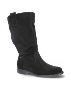 Kozaki Karino 4858/003-P Czarny/Welur 