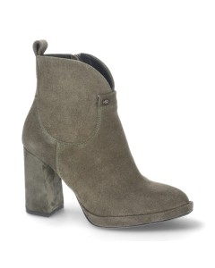 Botki Karino 4830/066-F Zielony Welur