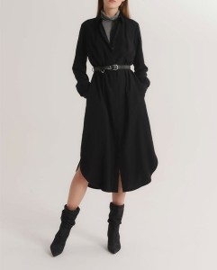 ECHO SUKIENKA DEVONA CZARNA