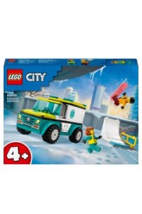 LEGO City Karetka i snowboardzista 