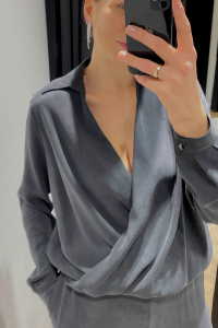 ECHO BLUZKA LESSIE SZARA