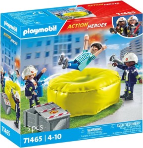 PLAYMOBIL  STRAŻACY Z PODUSZKĄ POWIETRZNĄ