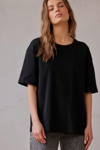 TOVA T-SHIRT VEGA CZARNY