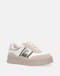 Beżowe Sneakersy Venezia 2306-6-2 