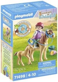 PLAYMOBIL HORSES OF WATERFALL 71498 DZIECKO Z KUCYKIEM I ŹREBAKIEM
