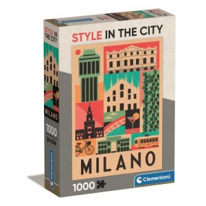 Puzzle 1000el Compact Style in the city. Milano
