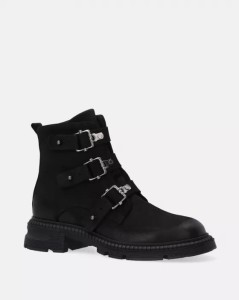 Botki Venezia Y003NUBLOBB044  Czarny