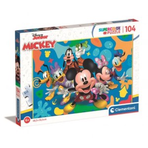 Puzzle 104 el. Super Kolor Disney Mickey and Friends