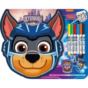 Zestaw kolorowanek z flamastrami Psi Patrol Paw Patrol
