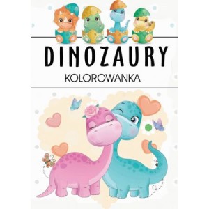 Dinozaury - kolorowanka 