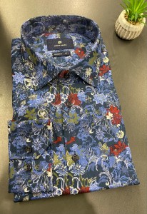 KOSZULA PIERRE CARDIN 5722/000/27217 9041  W KWIATY 