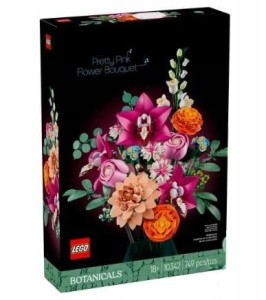 LEGO Klocki Botanicals 10342 Piękny bukiet różowych kwiatów 