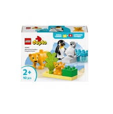 LEGO DUPLO Town  10442 Rodziny dzikich zwierząt: pingwiny i lwy