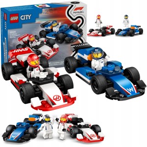 LEGO 60464 City F1 Bolidy Williams Racing i Haas F1