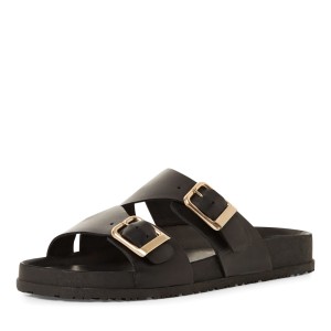 Klapki Tamaris 1-27500-44 003 Black Leather