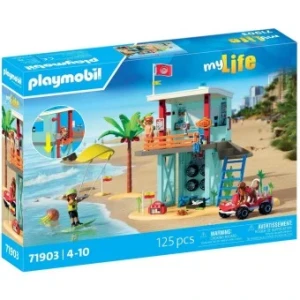 Playmobil 71903 my Life Wieża ratownicza i plażowy samochód buggy 