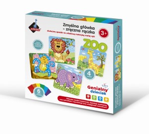 Piankowa wyklejanka. Zwierzątka Askato