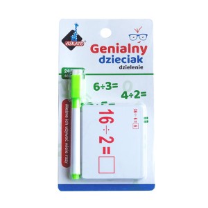 Genialny dzieciak. Fiszki arytmetyczne dzielenie Askato