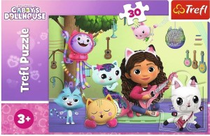 Puzzle 30 el. Gabi i jej uroczy domek