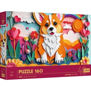 Puzzle 160 el. Paper Art: Piesek