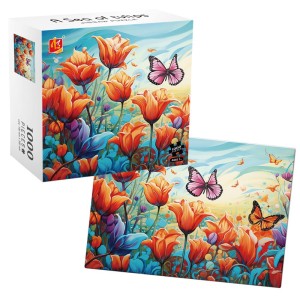 PUZZLE 1000 ELEM. TULIPANY