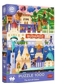 Puzzle 1000 el. The Art of Colour: Budapeszt Trefl