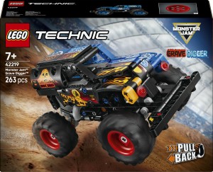 LEGO Klocki Technic 42219 Monster Jam Grave Digger Ogień i lód