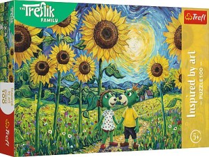 Puzzle Spacer wśród słoneczników 100 el. Inspired By Art Rodzina 