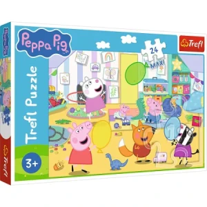 Puzzle maxi 24 el. Piękna Peppa
