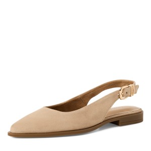 Półbuty Tamaris 1-29414-465 401  Beige Suede