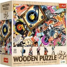 Puzzle drewniane 501 el. W świecie muzyki
