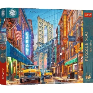 Puzzle 500 el. Tea Time: Widok na Manhattan