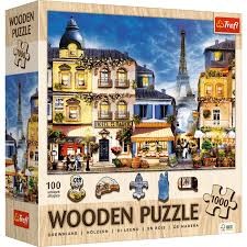 Puzzle drewniane 1000 el. Francuska uliczka
