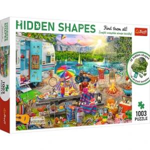 Puzzle Hidden Shapes 1003 el. Wycieczka kamperem