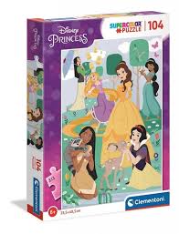 Puzzle 104 el. SuperColor. Princess Clementoni