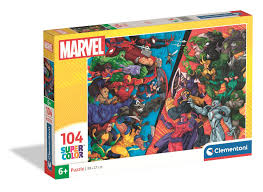 Puzzle 104 el. SuperColor. Marvel Clementoni