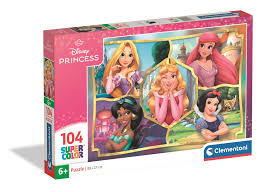 Puzzle 104 el. SuperColor. Princess Clementoni