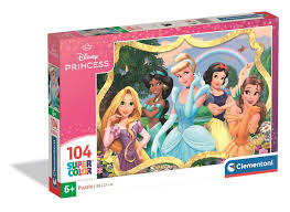 Puzzle 104 el. SuperColor. Princess Clementoni