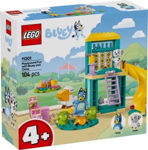 LEGO Klocki Bluey 11201 Blue i Łatka na placu zabaw