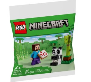 LEGO Klocki Minecraft 30672 Steve i mała panda 