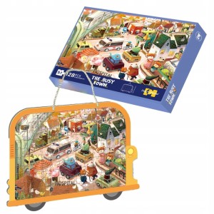 Askato Puzzle Miasteczko 128 elementów