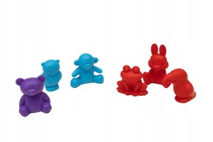 Kolorowe zwierzątka - liczmany