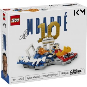 LEGO Klocki Editions 43013 Kylian Mbappé - piłkarskie momenty