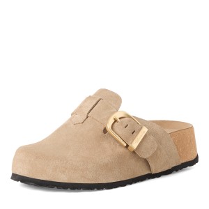 Klapki Tamaris 1-27602-46-341 Taupe